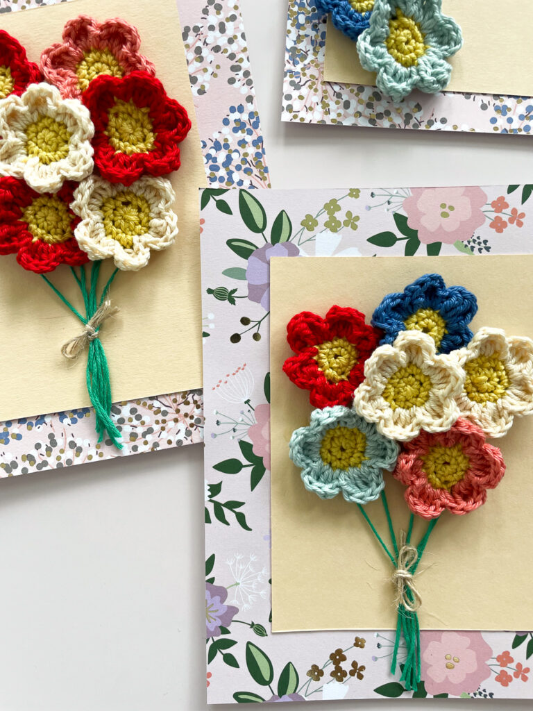how to make easy crochet flowers