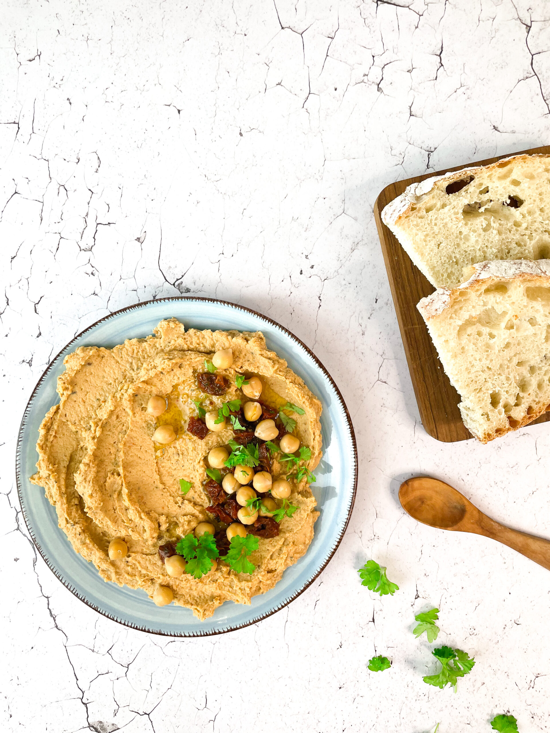 hummus recipe with sun-dried tomatoes