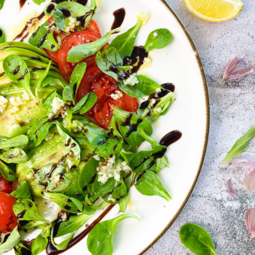 tomato avocado salad