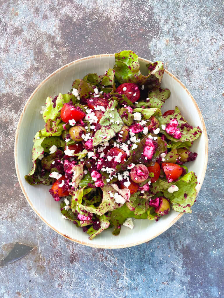 Easy and Quick Beetroot and Feta Salad