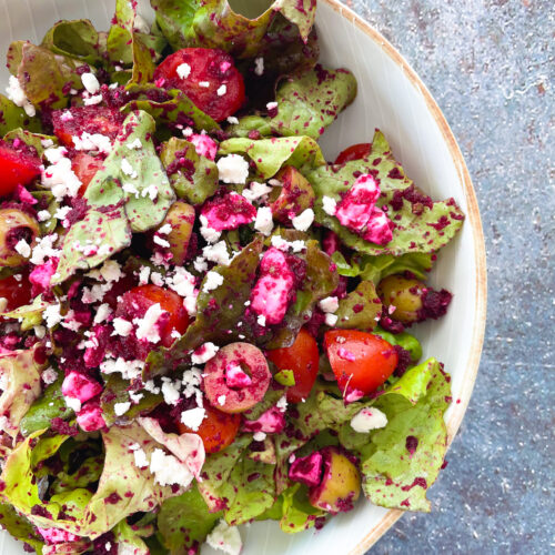 Easy and Quick Beetroot and Feta Salad